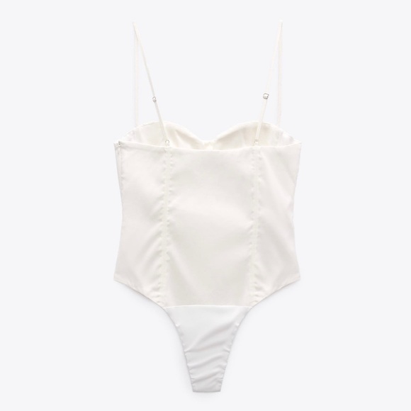 Zara Linen Corset Bodysuit - Picture 9 of 10